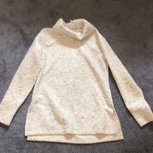 3/$12 Oversize white sweatshirt